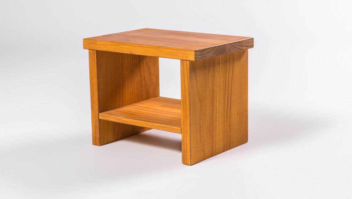 New Zealand made solid wood bedside table