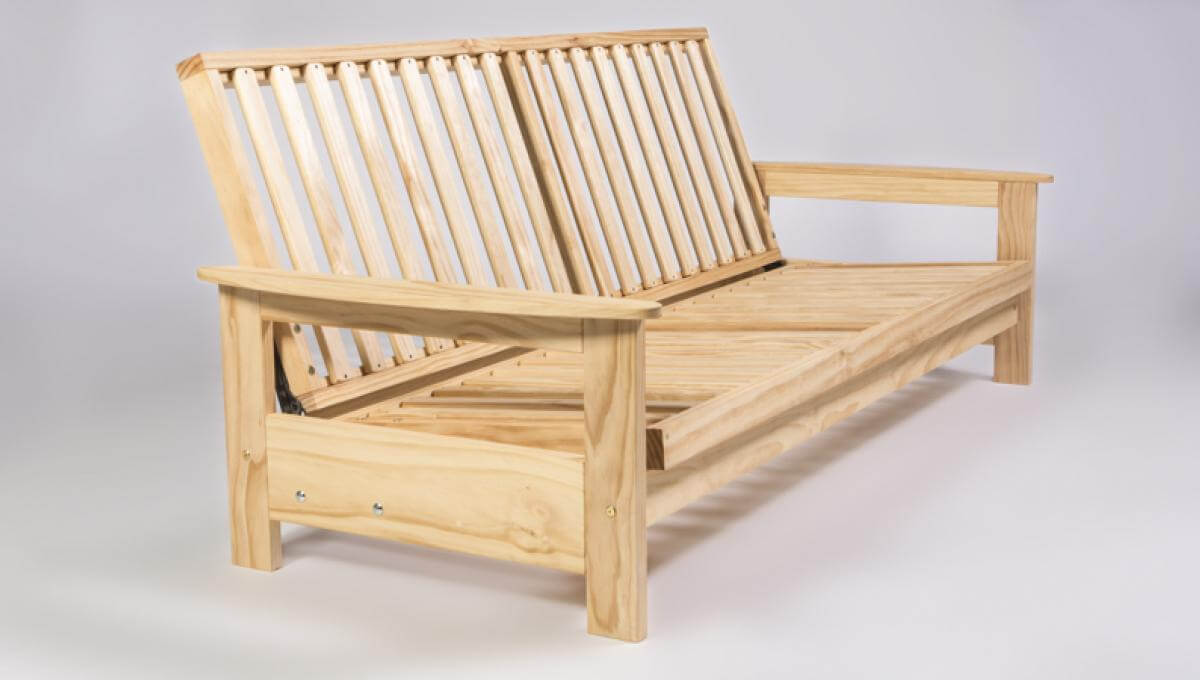 Studio Settee in upright position by Natural Beds