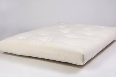 Latex Wool Futon with natural cotton, organic latex and New Zealand Wool